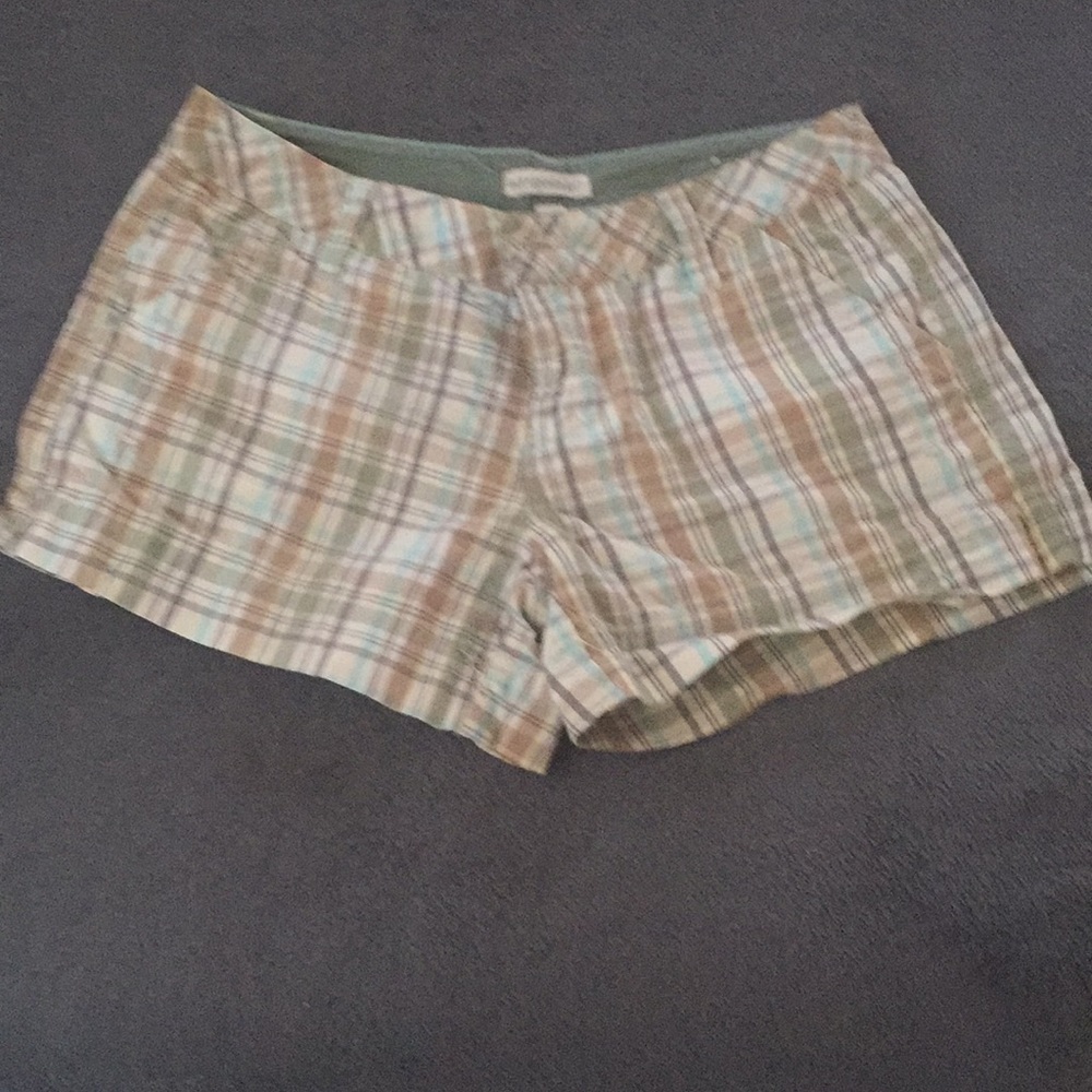 2 PAIR Aeropostale plaid shorts size 5/6
